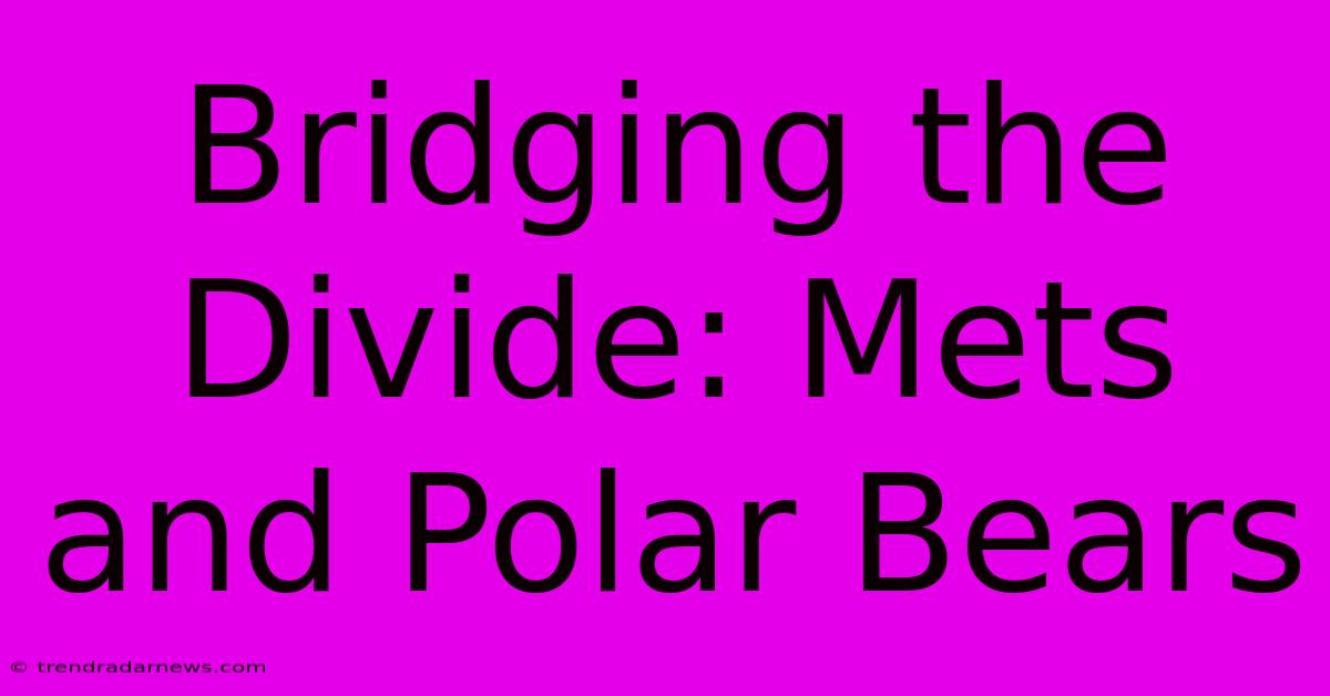 Bridging The Divide: Mets And Polar Bears