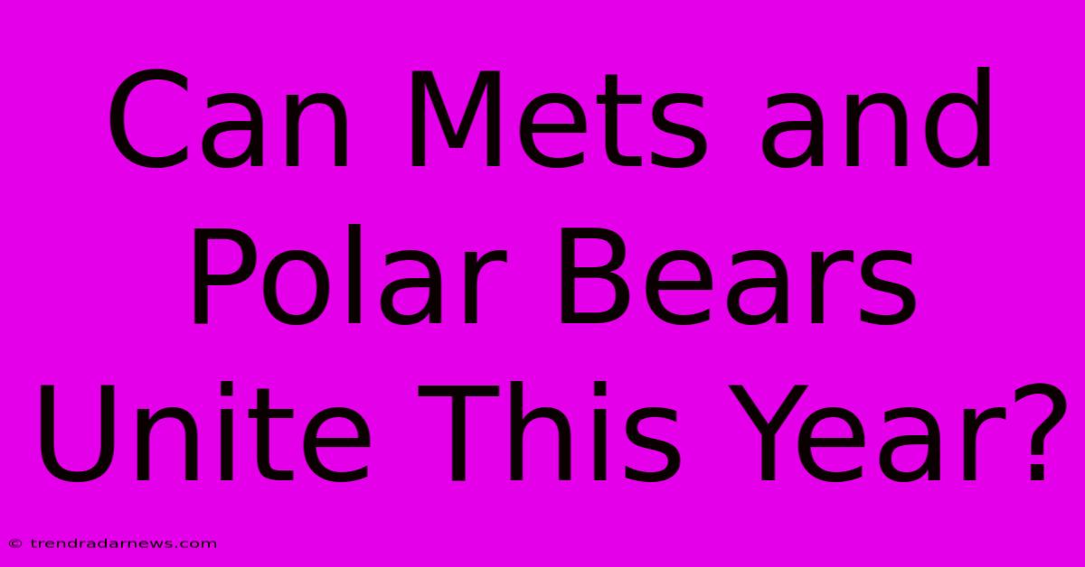 Can Mets And Polar Bears Unite This Year?