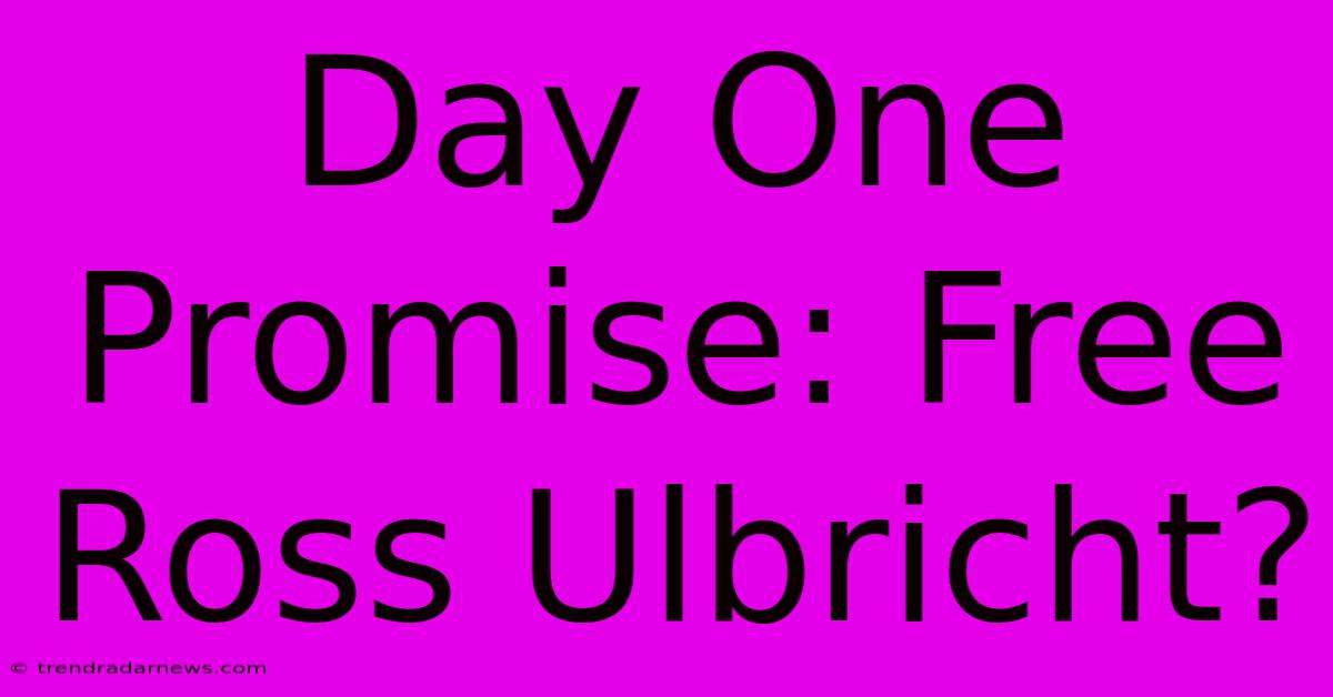 Day One Promise: Free Ross Ulbricht?