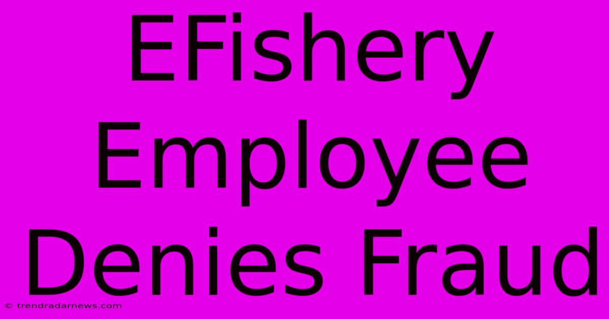 EFishery Employee Denies Fraud