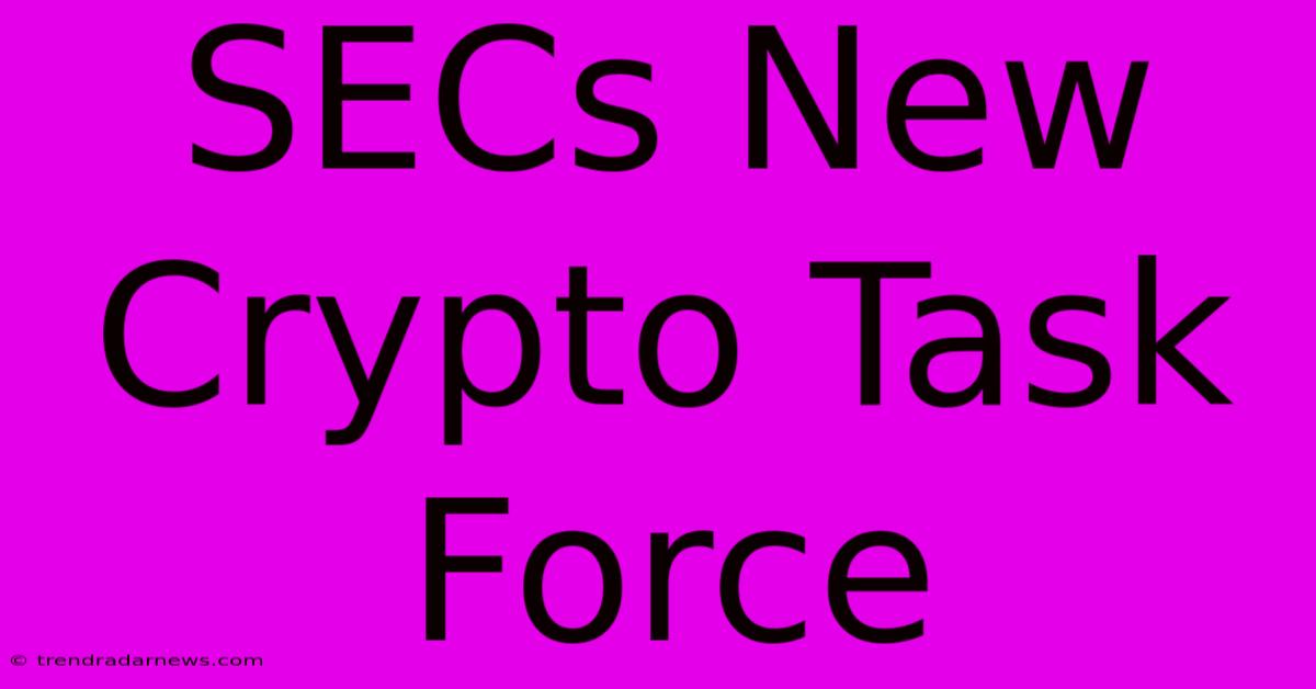 SECs New Crypto Task Force