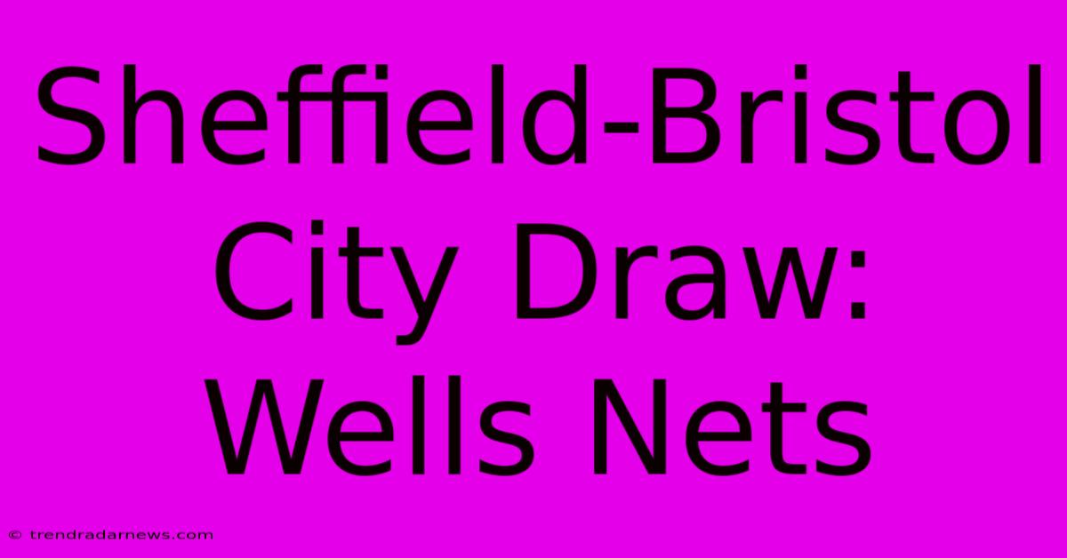 Sheffield-Bristol City Draw: Wells Nets