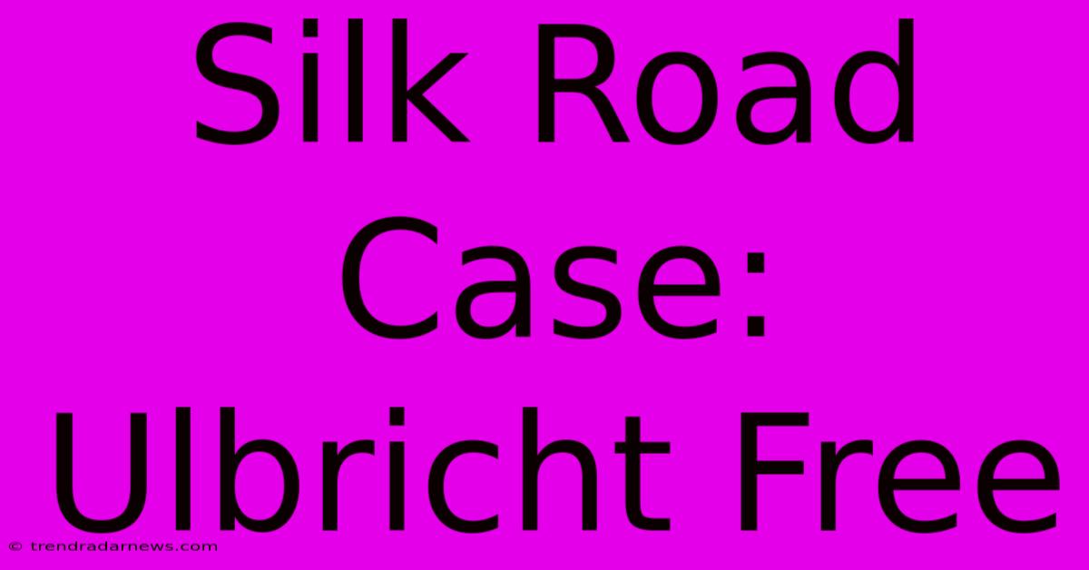 Silk Road Case: Ulbricht Free