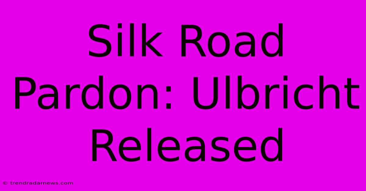 Silk Road Pardon: Ulbricht Released