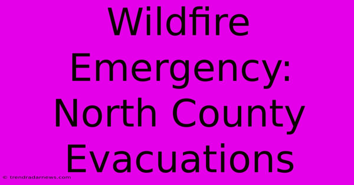 Wildfire Emergency: North County Evacuations