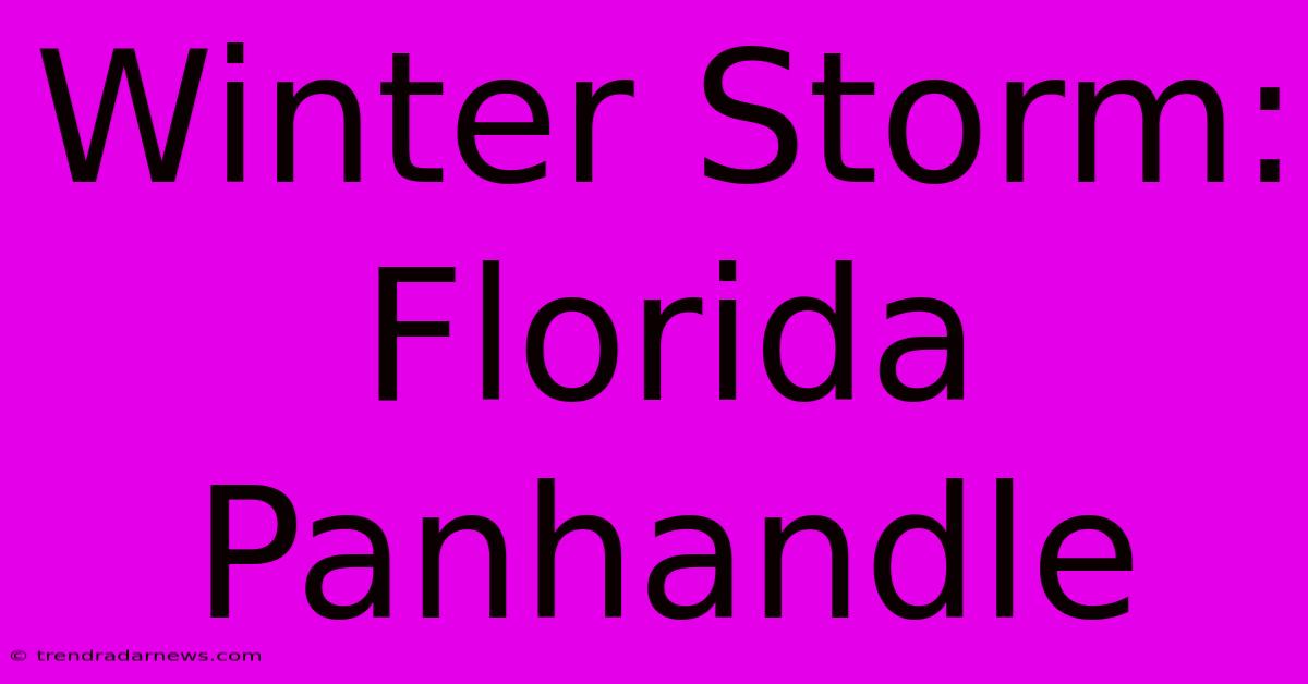 Winter Storm: Florida Panhandle